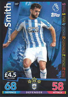Tommy Smith Huddersfield Town 2018/19 Topps Match Attax #167
